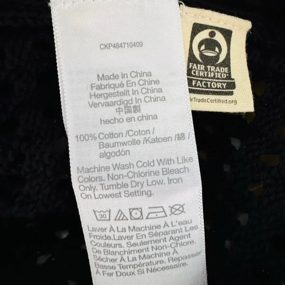 Madewell Open-Stitch Polo Cardigan Sweater M - Picture 7 of 11